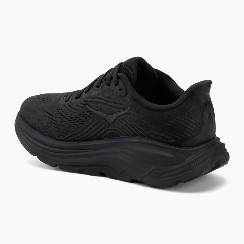 Кросівки для бігу жіночі HOKA Clifton 11 X-Wide black/black 3