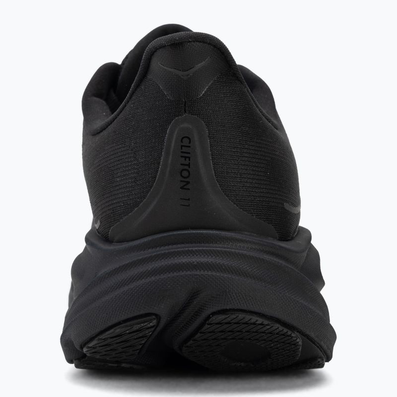 Кросівки для бігу жіночі HOKA Clifton 11 X-Wide black/black 6