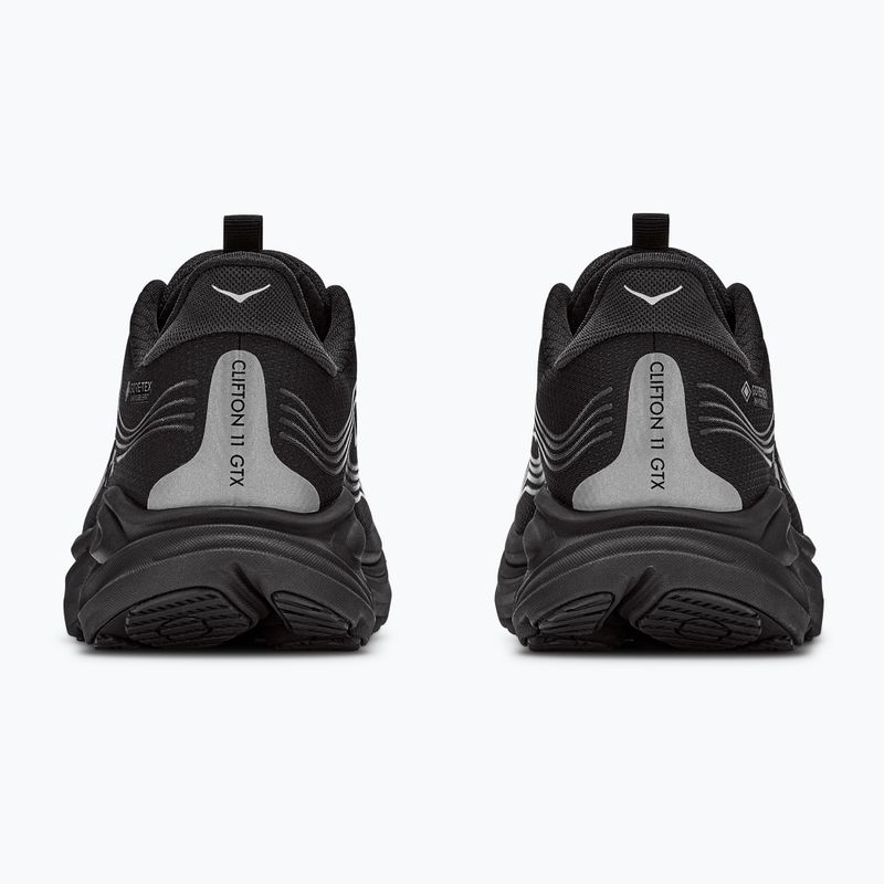 Кросівки для бігу чоловічі HOKA Clifton 11 GTX Wide black/black 6