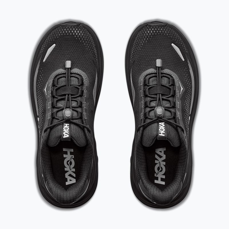 Кросівки для бігу чоловічі HOKA Clifton 11 GTX Wide black/black 8