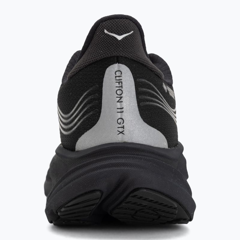 Кросівки для бігу чоловічі HOKA Clifton 11 GTX Wide black/black 6