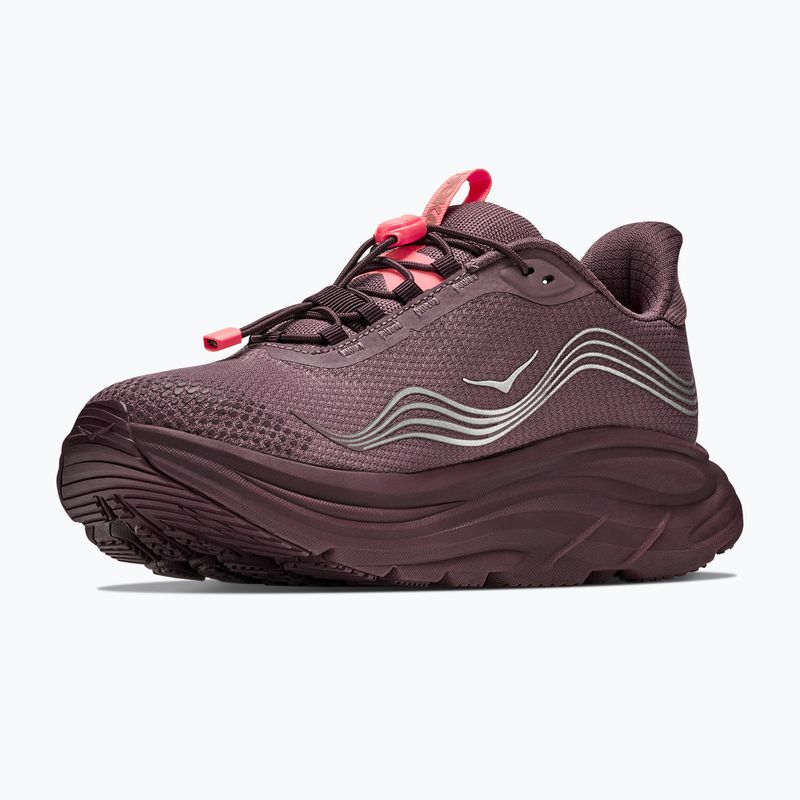 Кросівки для бігу жіночі HOKA Clifton 11 GTX Wide smoky quartz/deep mauve 4