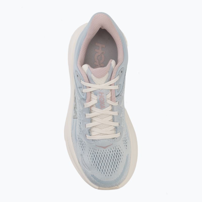 Кросівки для бігу жіночі HOKA Bondi 9 GLM alabaster/mineral blue 5