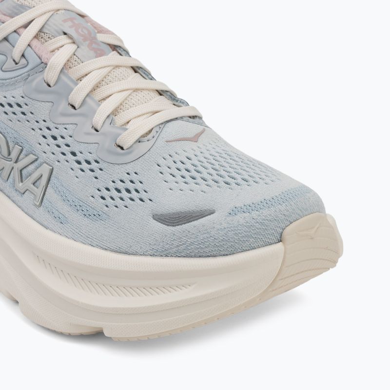 Кросівки для бігу жіночі HOKA Bondi 9 GLM alabaster/mineral blue 7