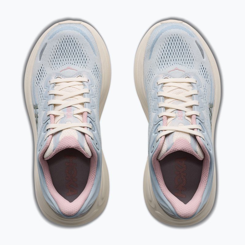 Кросівки для бігу жіночі HOKA Bondi 9 GLM alabaster/mineral blue 5