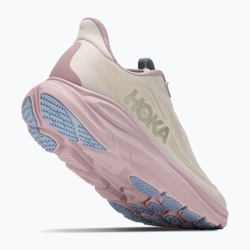 Кросівки для бігу жіночі HOKA Clifton 11 GTX GLM alabaster/pink opal 5
