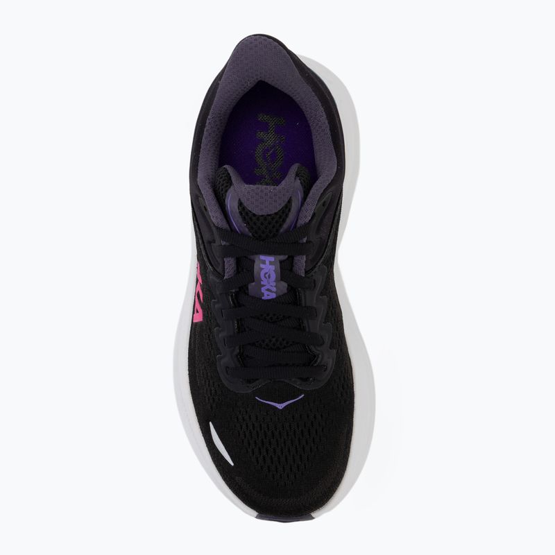 Кросівки для бігу жіночі HOKA Bondi 9 black/neon dragonfruit 5