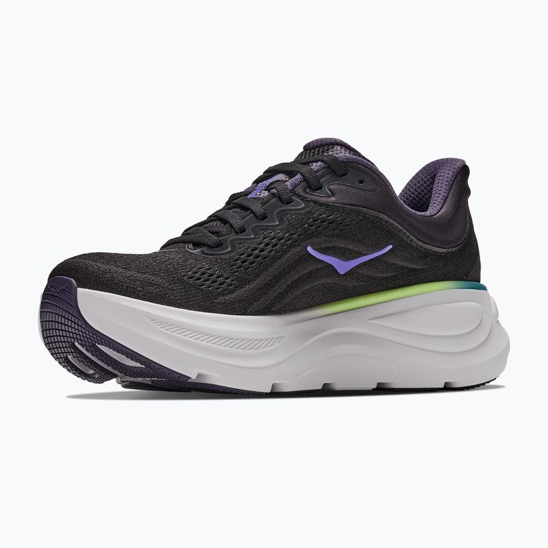Кросівки для бігу жіночі HOKA Bondi 9 black/neon dragonfruit 2