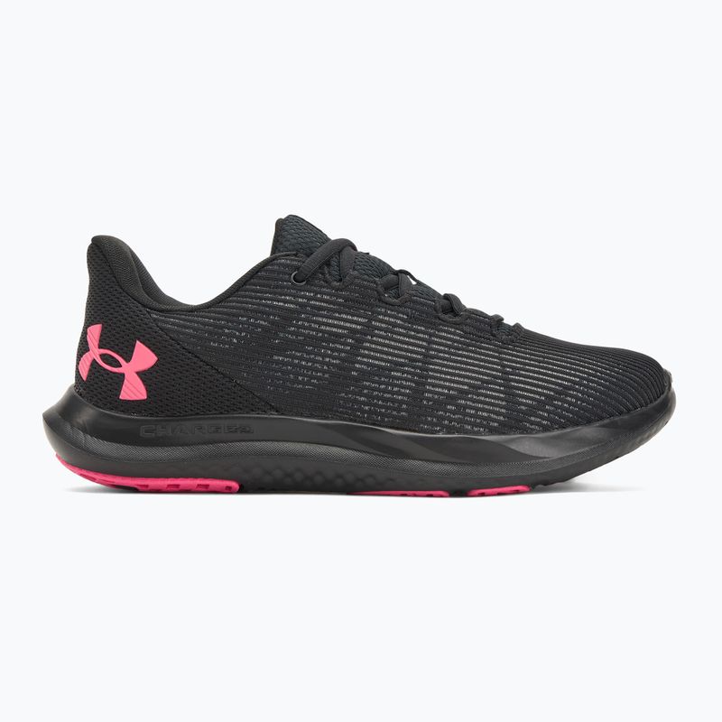 Кросівки для бігу жіночі Under Armour Charged Speed Swift black/black/super pink 2