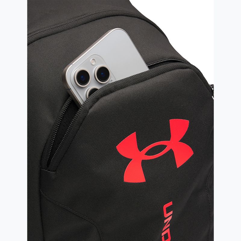 Рюкзак Under Armour Hustle Lite 26.5 л чорний/гонщик червоний 3