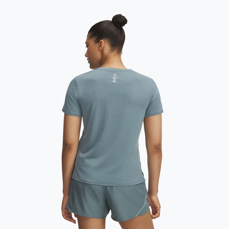 Футболка для бігу жіноча Under Armour Launch jasper blue/reflective 2