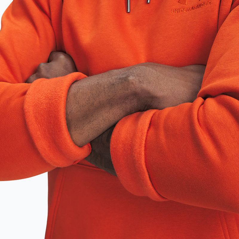 Кофта чоловіча Under Armour Essential Fleece Hoodie surplus orange/surplus orange 4