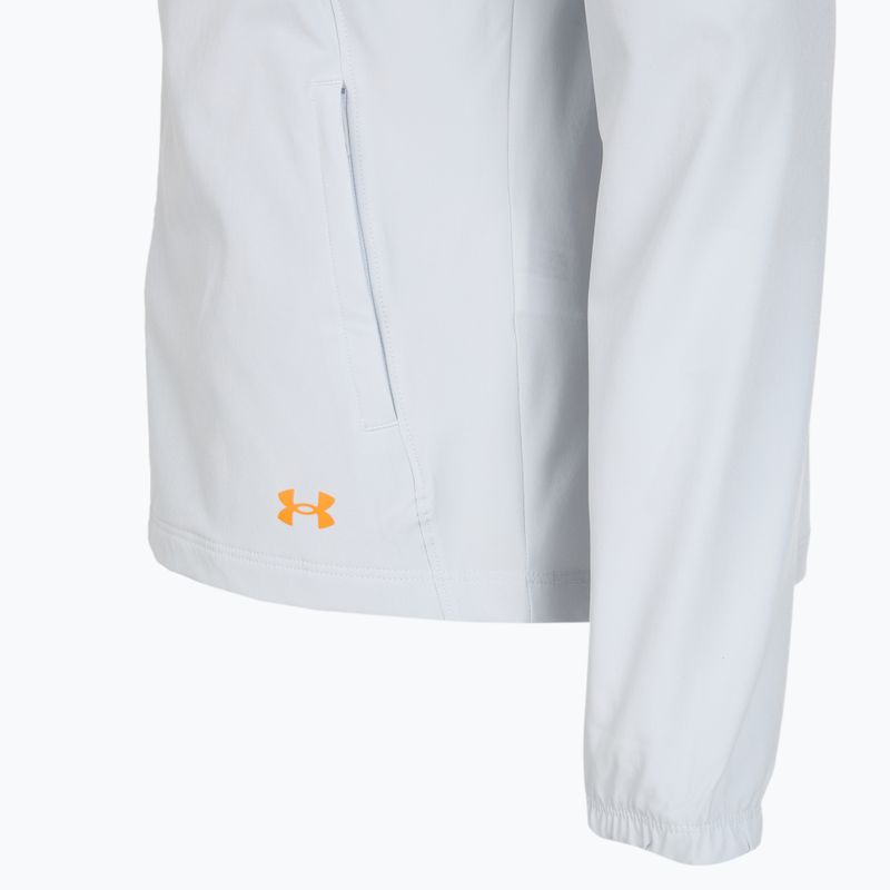 Куртка для бігу жіноча Under Armour Outrun The Storm halo gray/squad orange 4