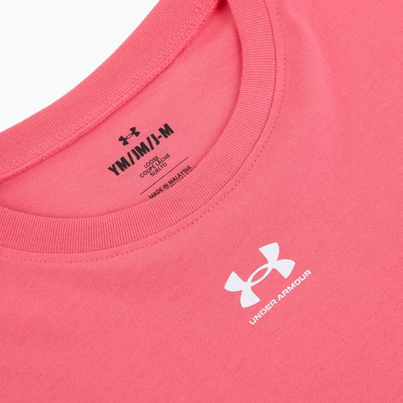 Футболка дитяча Under Armour Rival pink 3