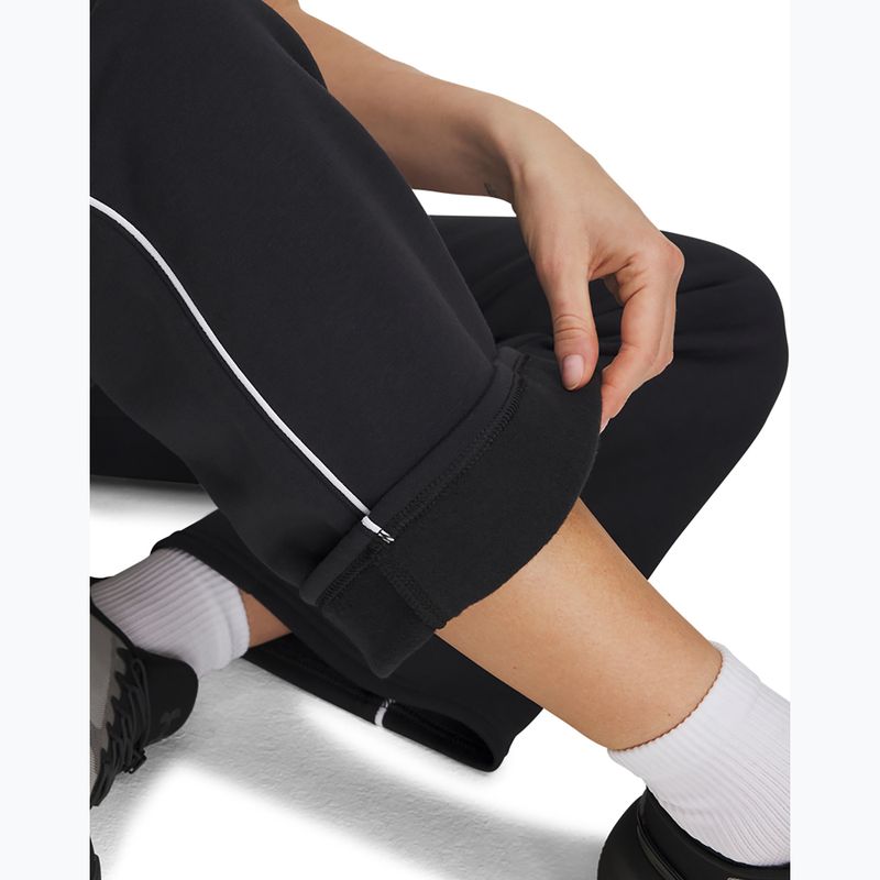 Штани жіночі Under Armour Rival Fleece Piped black/white 4