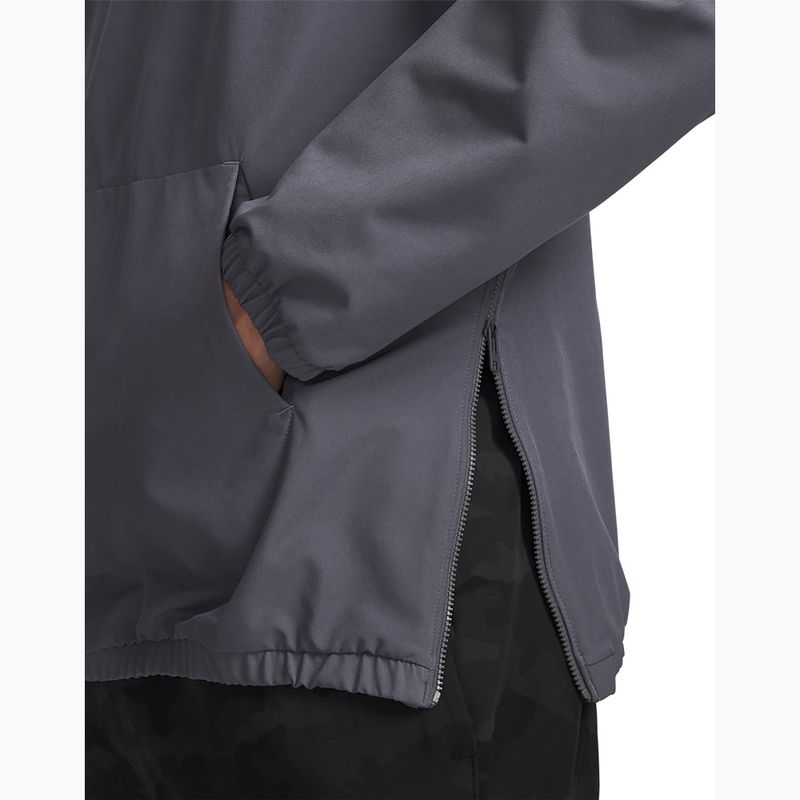 Кофта чоловіча Under Armour Unstoppable Woven Hoodie castlerock/white 3