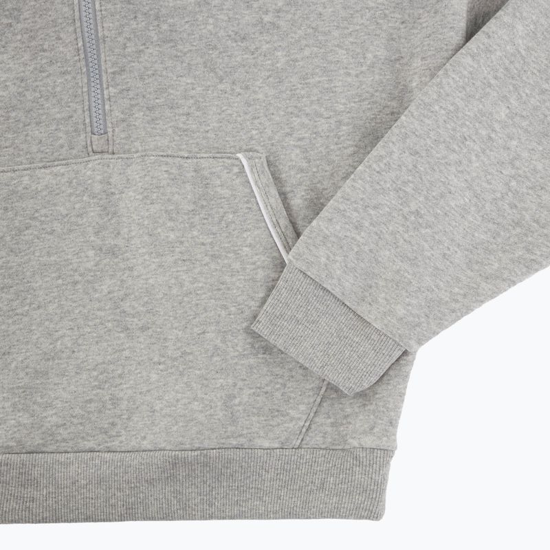 Кофта жіноча Under Armour Rival Fleece Piped HZ Hoodie mod gray light heather/white 5