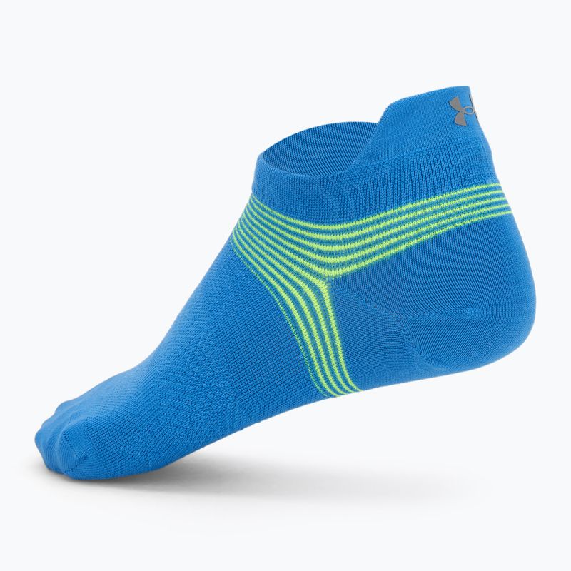 Чоловічі шкарпетки Under Armour Dry Run Lite No Show 3 пари blue atlantis/black/reflective 5