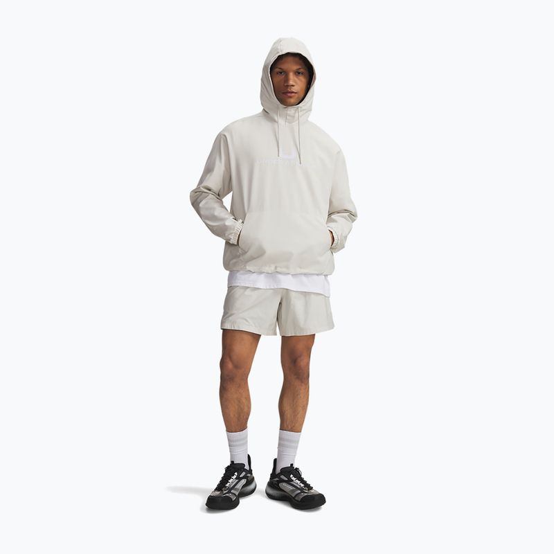 Чоловіча худі Under Armour Unstoppable Woven Hoodie summit white/white 2