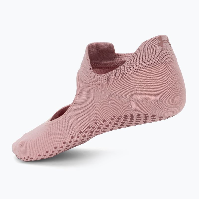 Шкарпетки жіночі Under Armour Breathe Balance 2 пари tourmaline pink/maroon mist/halo gray 2