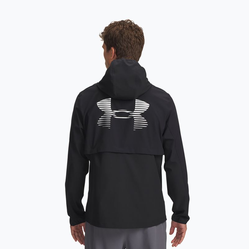 Куртка для бігу чоловіча Under Armour Velociti Pro Storm balck/black/reflective 2