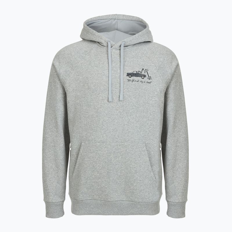 Кофта чоловіча Under Armour Rival Fleece HBR Logo Hoodie mod gray light heather/castlerock 4