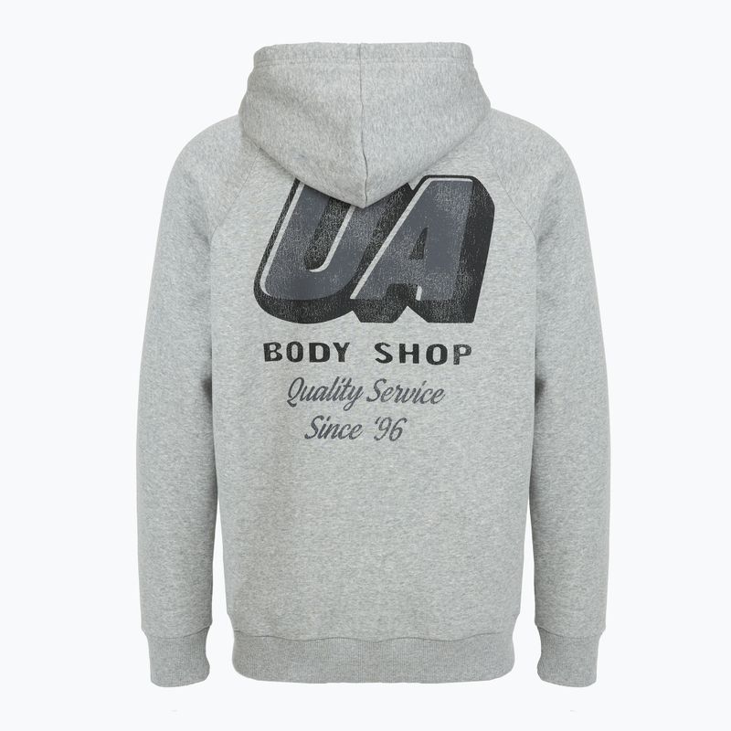 Кофта чоловіча Under Armour Rival Fleece HBR Logo Hoodie mod gray light heather/castlerock 5