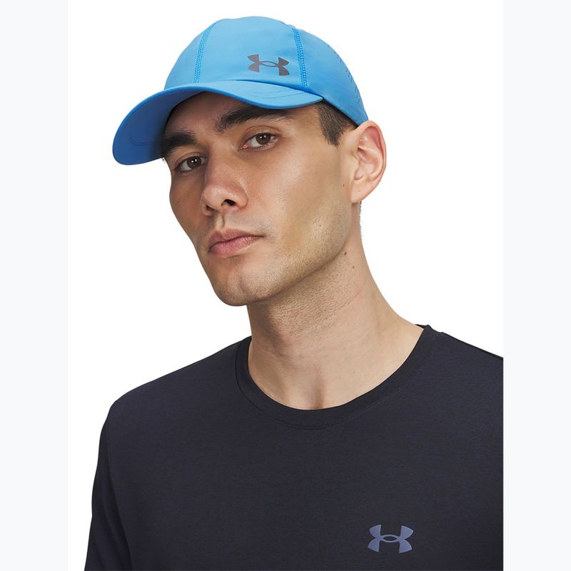 Чоловіча бейсболка Under Armour Launch blue/atlantis/blue atlantis/reflective