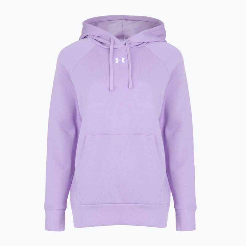 Кофта жіноча Under Armour Rival Fleece Hoodie transparent/white 4
