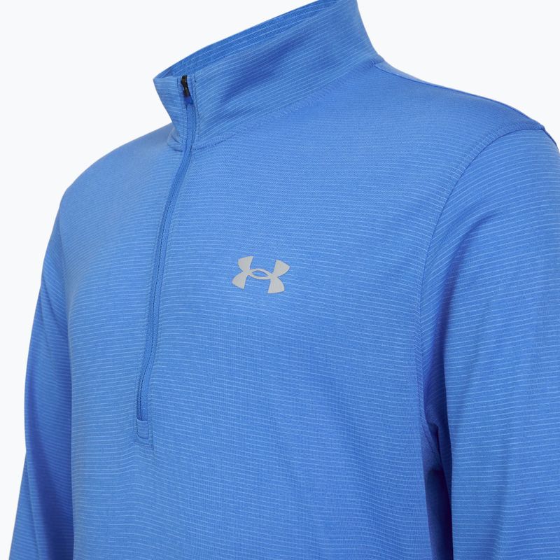 Кофта для бігу чоловіча Under Armour Launch 1/4 Zip blue atlantis/reflective 3