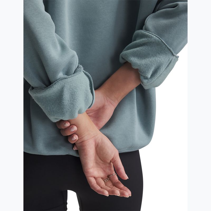 Кофта жіноча Under Armour Rival Fleece Varsity Crew serpentine/white 3