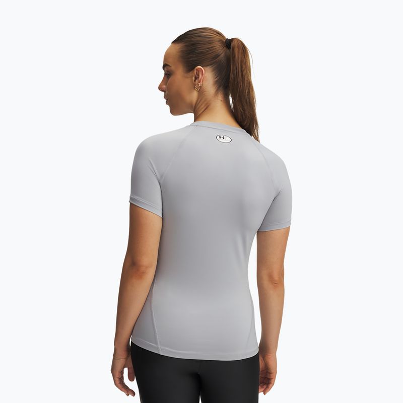 Футболка для тренувань жіноча Under Armour HG Authentics Comp SS mod gray/black 2