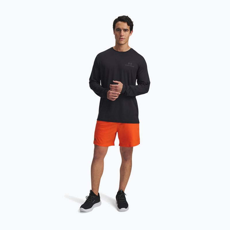 Шорти для тренувань чоловічі Under Armour UA Vanish Woven 6in orange base/black 2