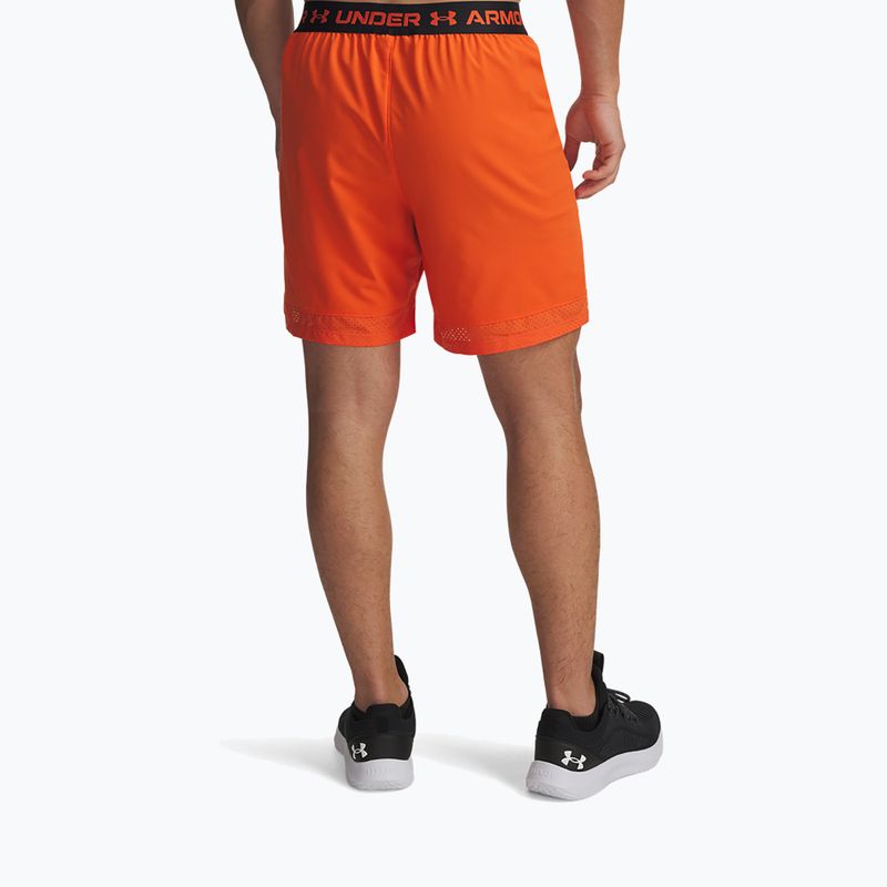 Шорти для тренувань чоловічі Under Armour UA Vanish Woven 6in orange base/black 3