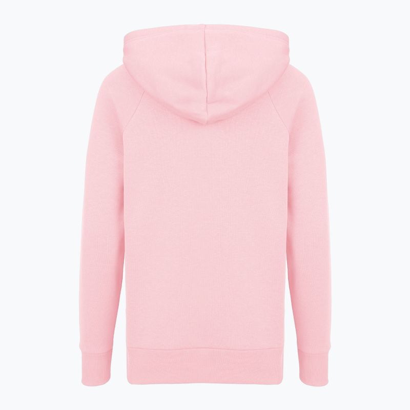 Кофта жіноча Under Armour Rival Fleece Big Logo Hoody prime pink/white 4