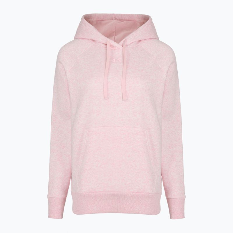 Кофта жіноча Under Armour Rival Fleece Hoodie prime pink light heather/prime pink 4