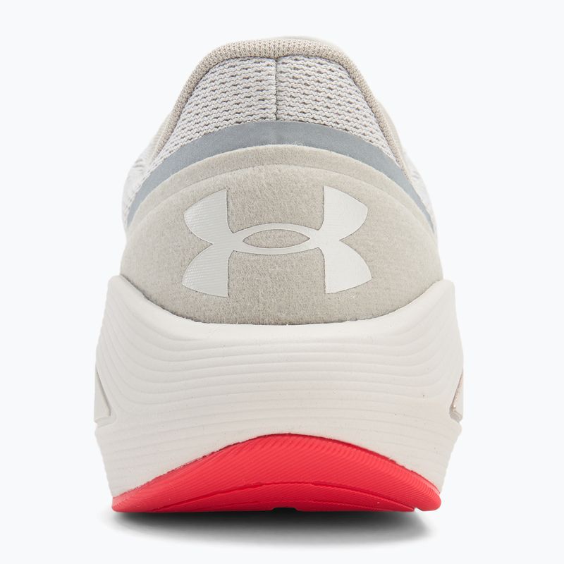 Кросівки для бігу жіночі Under Armour Sonic 7 summit white/khaki base/racer red 6