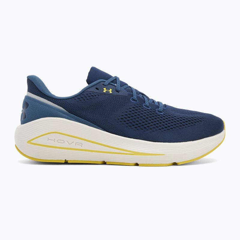 Кросівки для бігу чоловічі Under Armour Sonic 7 washed navy/nu blue/yellow shade 2