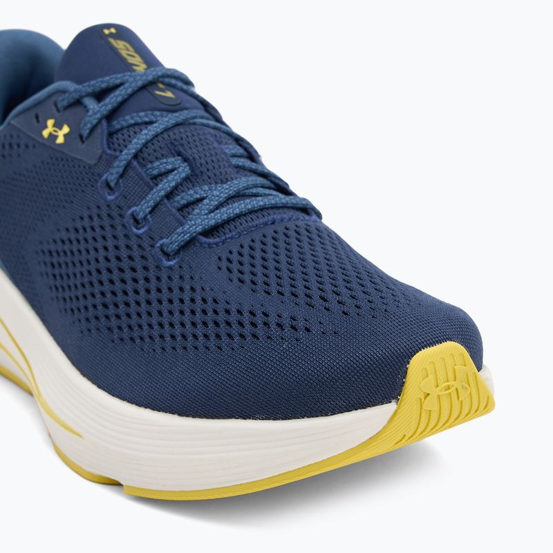 Кросівки для бігу чоловічі Under Armour Sonic 7 washed navy/nu blue/yellow shade 7