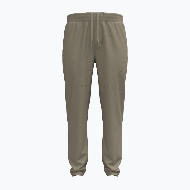 Штани для тренувань чоловічі Under Armour Unstoppable Tapered Pants city khaki/black 5