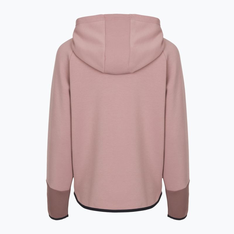 Кофта жіноча Under Armour Unstoppable Fleece HZ tourmaline pink/maroon mist/black 5
