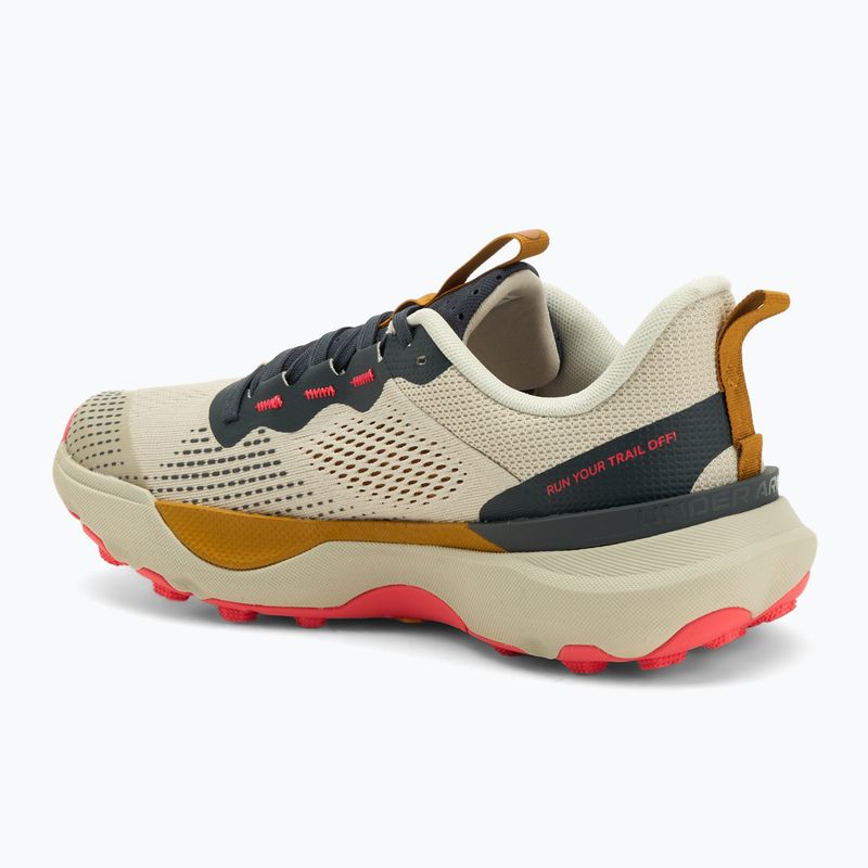 Кросівки для бігу чоловічі Under Armour Infinite Pro Trail khaki base/anthracite/racer red 3