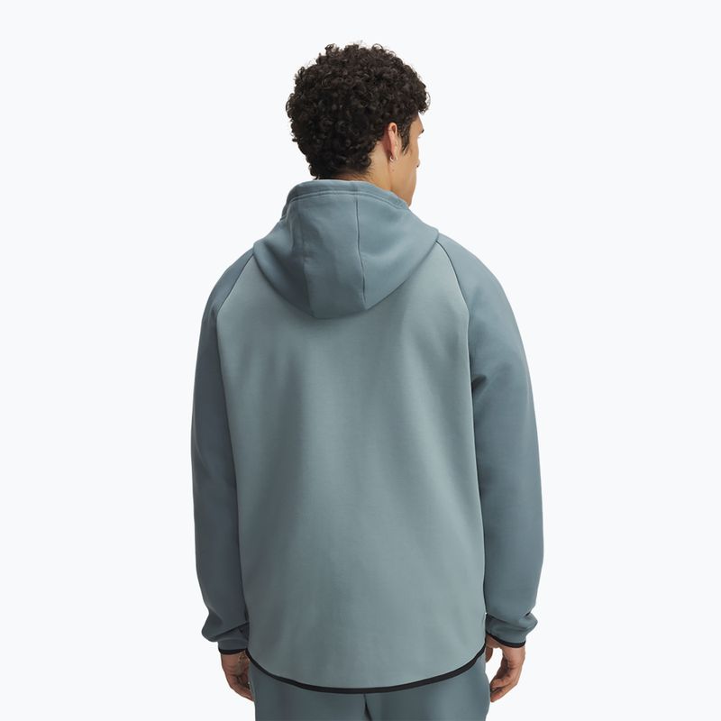Кофта чоловіча Under Armour Unstoppable Fleece Full Zip HD jasper blue/serpentine/black 2