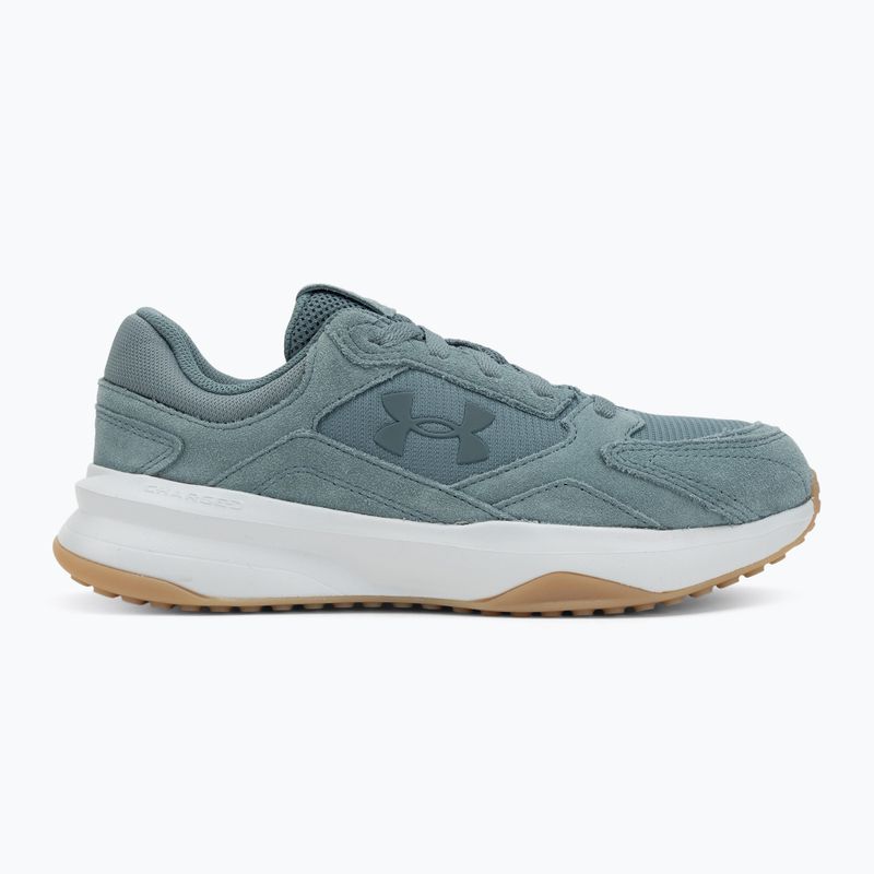 Кросівки для тренувань чоловічі Under Armour Edge Suede jasper blue/halo gray/jasper blue 2