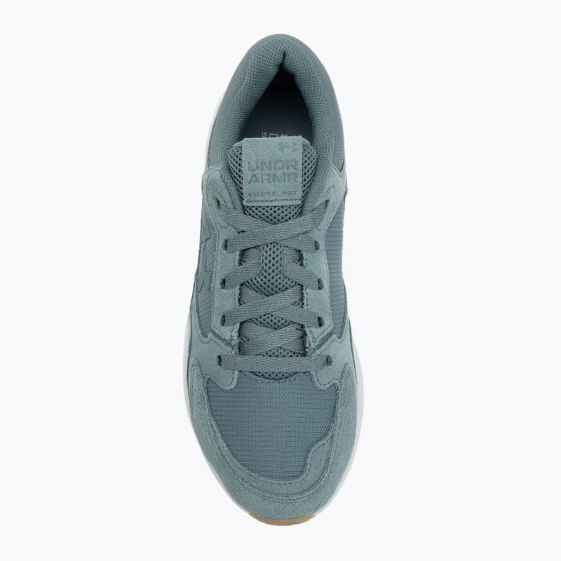 Кросівки для тренувань чоловічі Under Armour Edge Suede jasper blue/halo gray/jasper blue 5