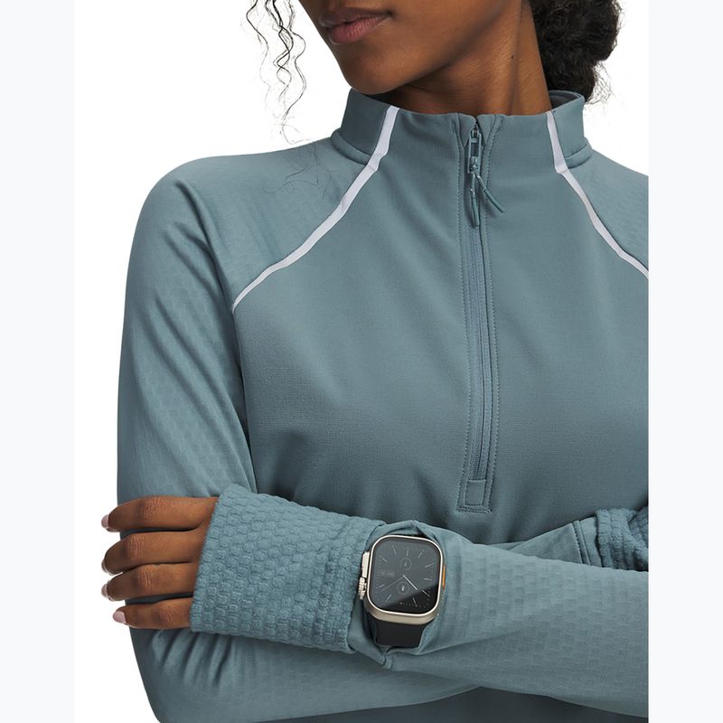 Кофта для бігу жіноча Under Armour Pro Half Zip jasper blue/reflective 3