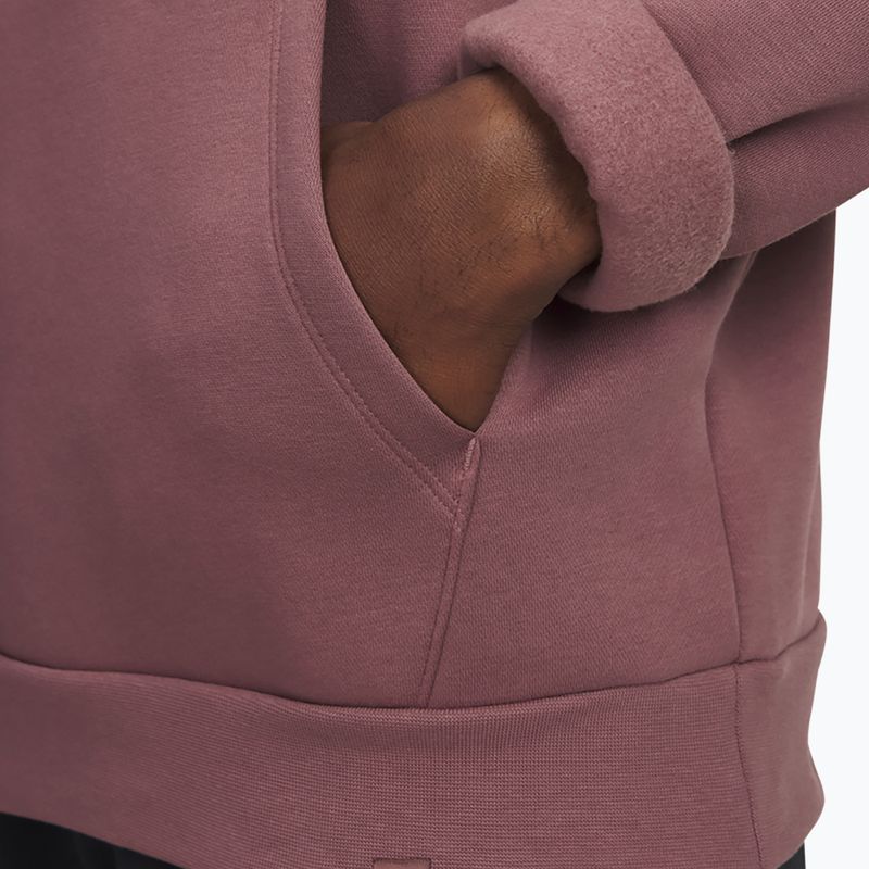 Кофта чоловіча Under Armour Project Rock Icon Hoody maroon mist/black 3