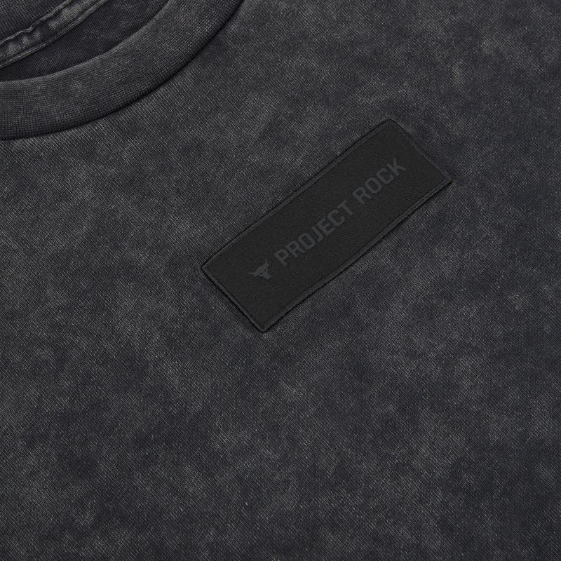 Футболка для тренувань чоловіча Under Armour Project Rock Heavyweight Oversized black 3