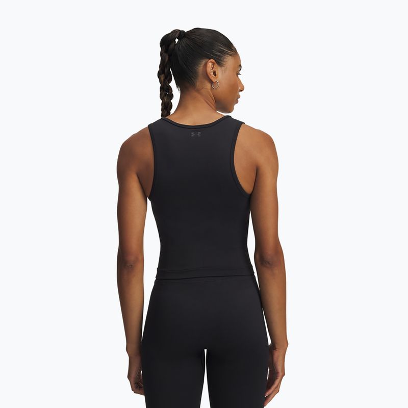 Футболка для тренувань жіноча Under Armour Project Rock Seamless black/anthracite 2