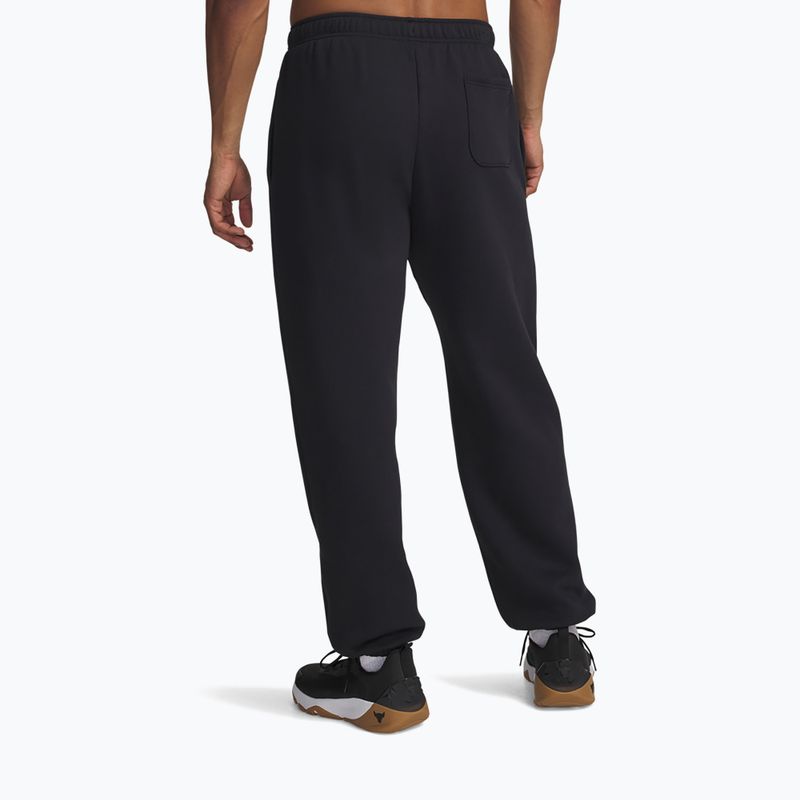Штани для тренувань чоловічі Under Armour Project Rock Icon Jogger black/black 3